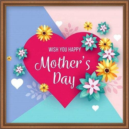 Muttertag 4 Diamond Painting Diamant Malerei-DiamondpaintingX.ch