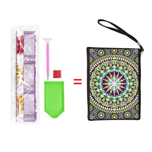 Handtasche Mandala Muster Diamond Painting