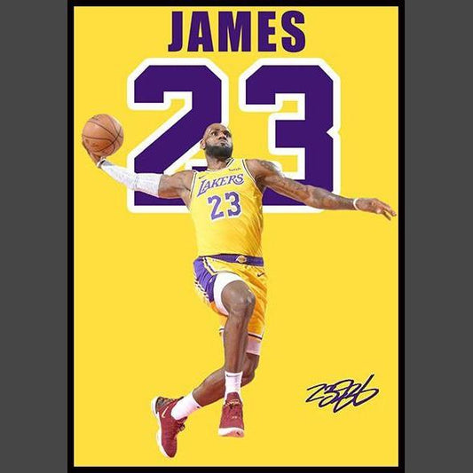 Basketball Sport James 23 Diamond Painting Diamant Malerei-DiamondpaintingX.ch