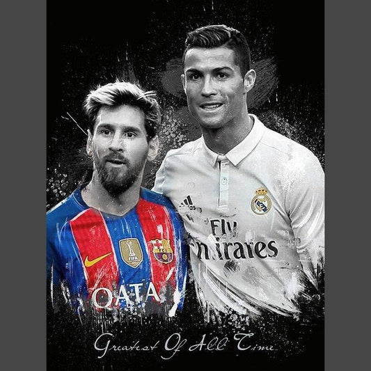 CR7 & Messi Diamond Painting Diamant Malerei-DiamondpaintingX.ch