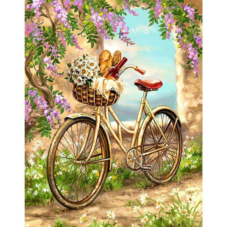 Fahrrad 15 Diamond Painting Diamant Malerei-DiamondpaintingX.ch