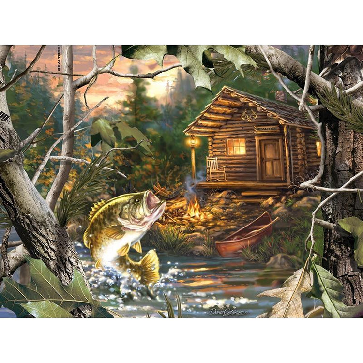 Fisch im Wald Diamond Painting Diamant Malerei-DiamondpaintingX.ch