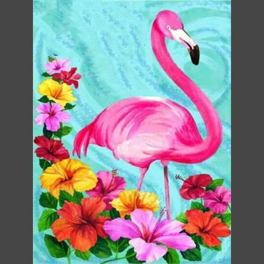 Flamingo 11 Diamond Painting Diamant Malerei-DiamondpaintingX.ch