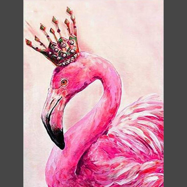 Flamingo 13 Diamond Painting Diamant Malerei-DiamondpaintingX.ch