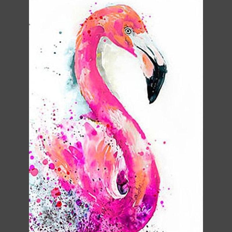 Flamingo 4 Diamond Painting Diamant Malerei-DiamondpaintingX.ch