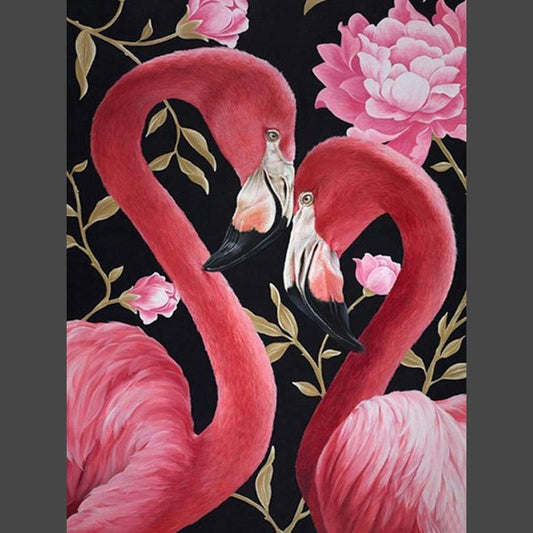 Flamingo 8 Diamond Painting Diamant Malerei-DiamondpaintingX.ch