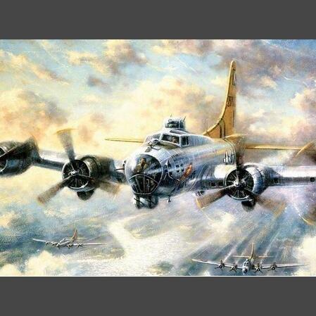 Flugzeug 2 Diamond Painting Diamant Malerei-DiamondpaintingX.ch