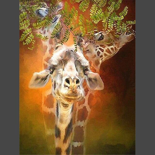 Giraffe - 10 Diamond Painting Diamant Malerei-DiamondpaintingX.ch