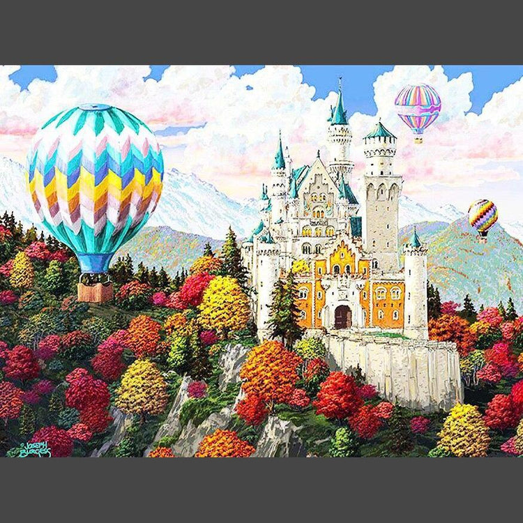 Heissluftballon 18 Diamond Painting Diamant Malerei-DiamondpaintingX.ch