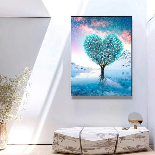 Herz Baum Diamond Painting Diamant Malerei-DiamondpaintingX.ch