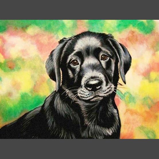 Hund - 1 Diamond Painting Diamant Malerei-DiamondpaintingX.ch