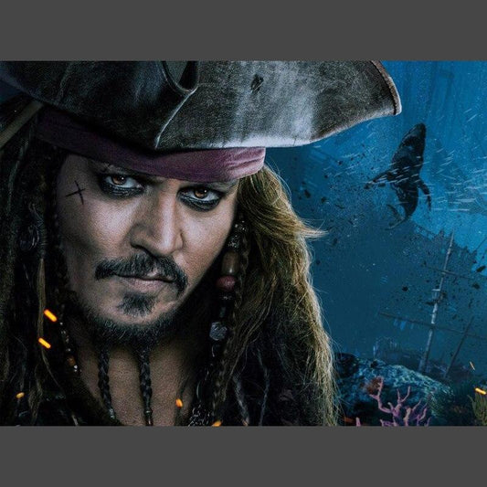 Jack Sparrow 12 Diamond Painting Diamant Malerei-DiamondpaintingX.ch