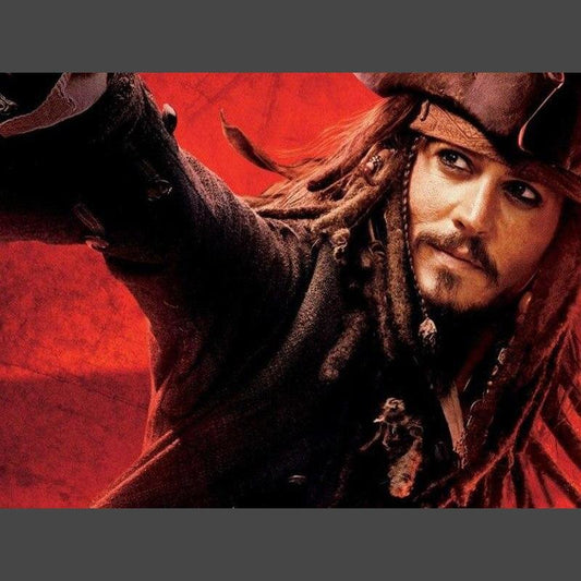 Jack Sparrow 2 Diamond Painting Diamant Malerei-DiamondpaintingX.ch