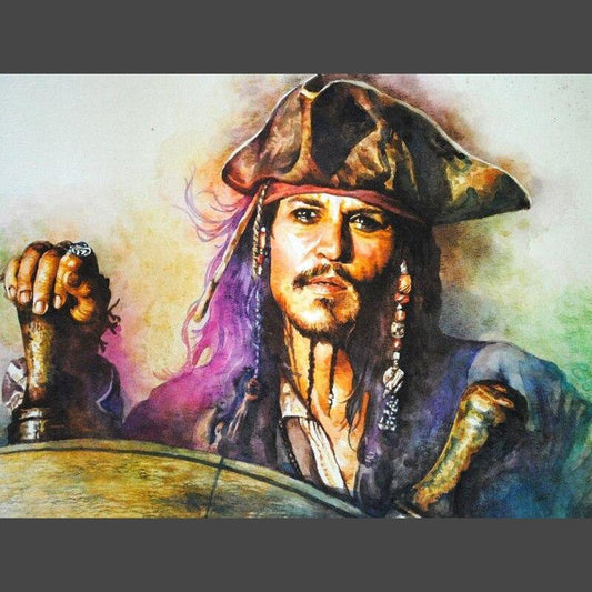 Jack Sparrow 9 Diamond Painting Diamant Malerei-DiamondpaintingX.ch