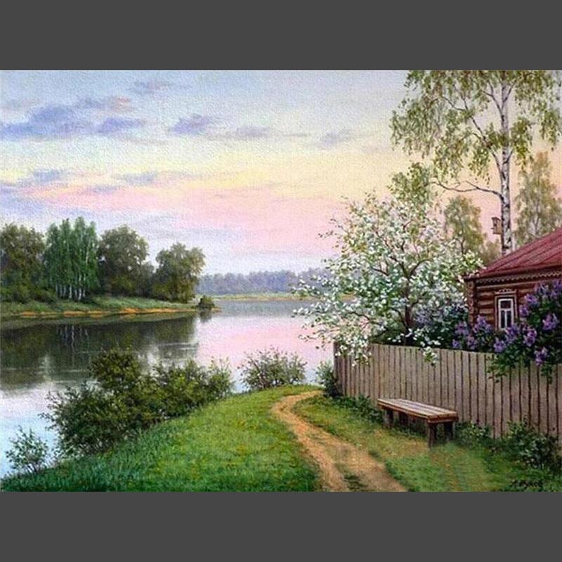 Landschaft 20 Diamond Painting Diamant Malerei-DiamondpaintingX.ch