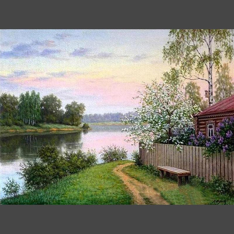 Landschaft 20 Diamond Painting Diamant Malerei-DiamondpaintingX.ch