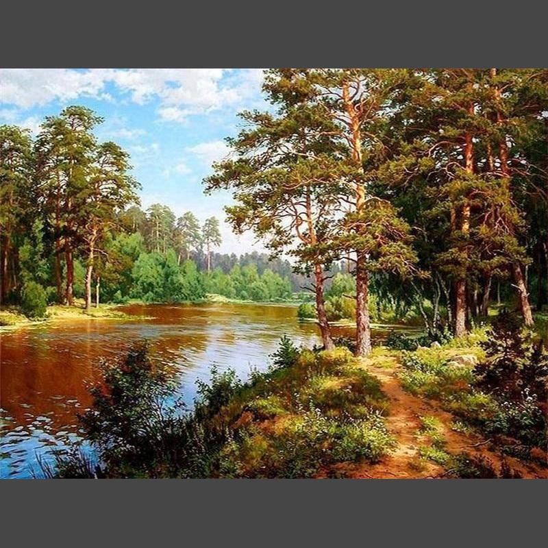 Landschaft 22 Diamond Painting Diamant Malerei-DiamondpaintingX.ch