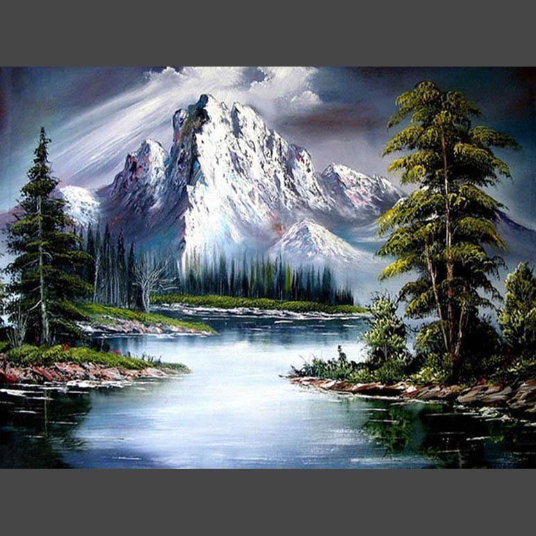 Landschaft 9 Diamond Painting Diamant Malerei-DiamondpaintingX.ch