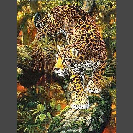 Leopard - 11 Diamond Painting Diamant Malerei-DiamondpaintingX.ch