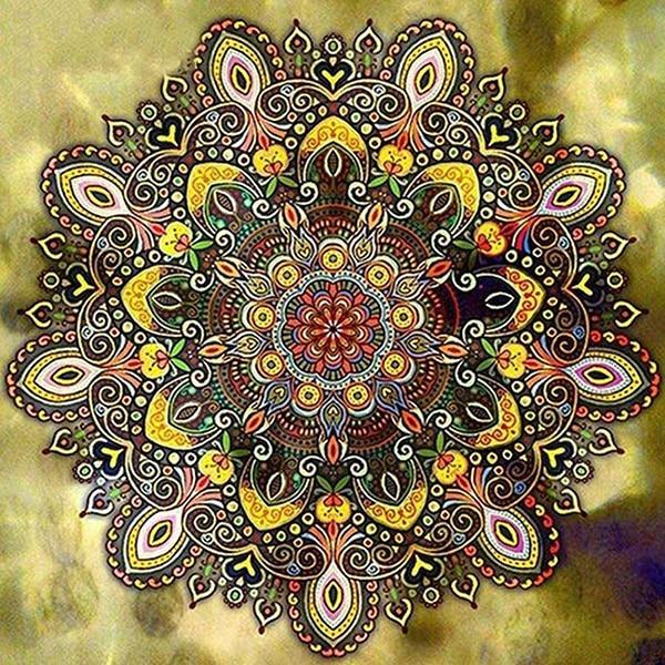 Mandala 8 Diamond Painting Diamant Malerei-DiamondpaintingX.ch