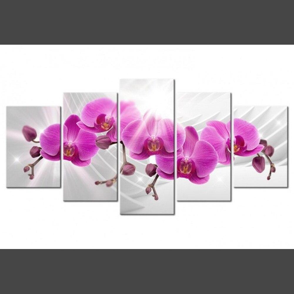 Orchideen 2 Multi Panel Diamond Painting Diamant Malerei-DiamondpaintingX.ch