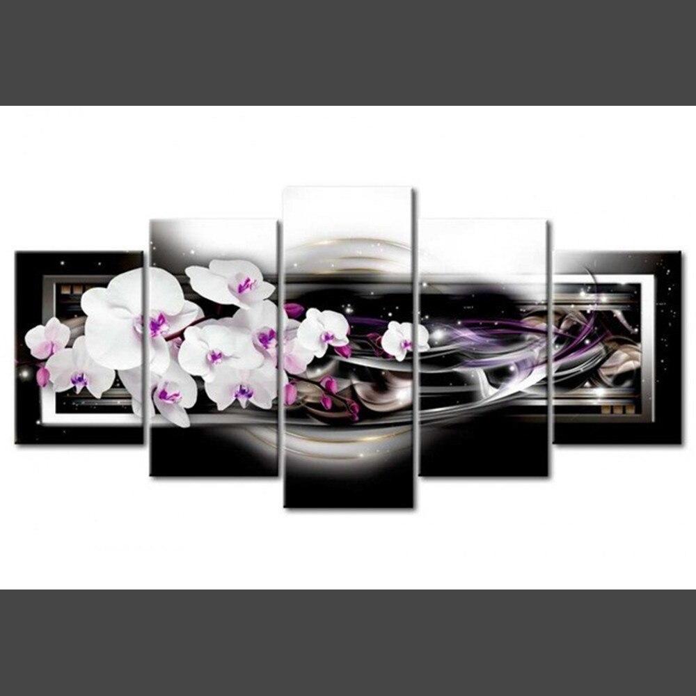 Orchideen 7 Multi Panel Diamond Painting Diamant Malerei-DiamondpaintingX.ch