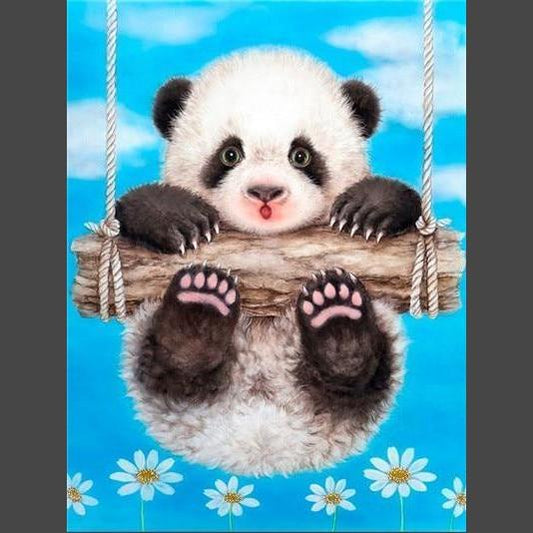 Panda 1 Diamond Painting Diamant Malerei-DiamondpaintingX.ch