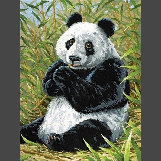 Panda 3 Diamond Painting Diamant Malerei-DiamondpaintingX.ch