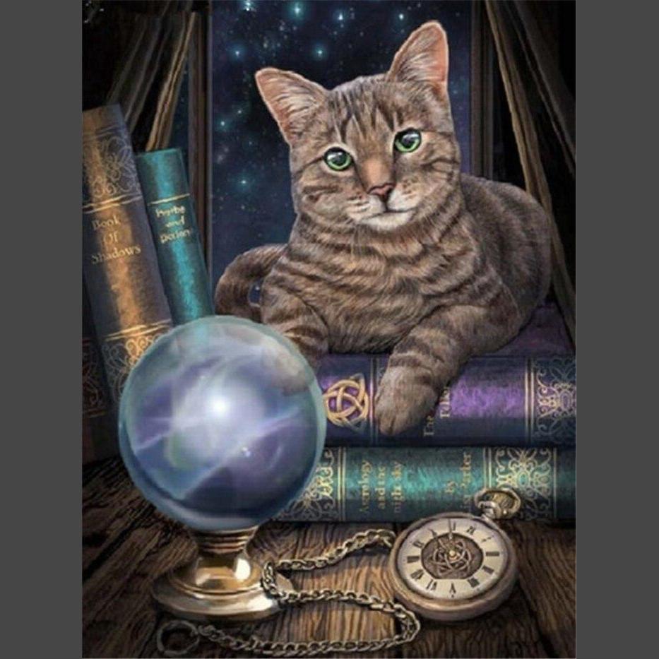 Süsse Katze 1 Diamond Painting Diamant Malerei-DiamondpaintingX.ch