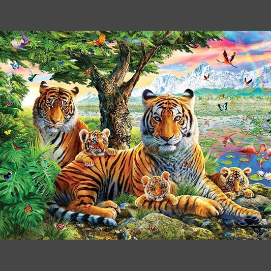 Tiger Diamond Painting Diamant Malerei 4SA14-DiamondpaintingX.ch