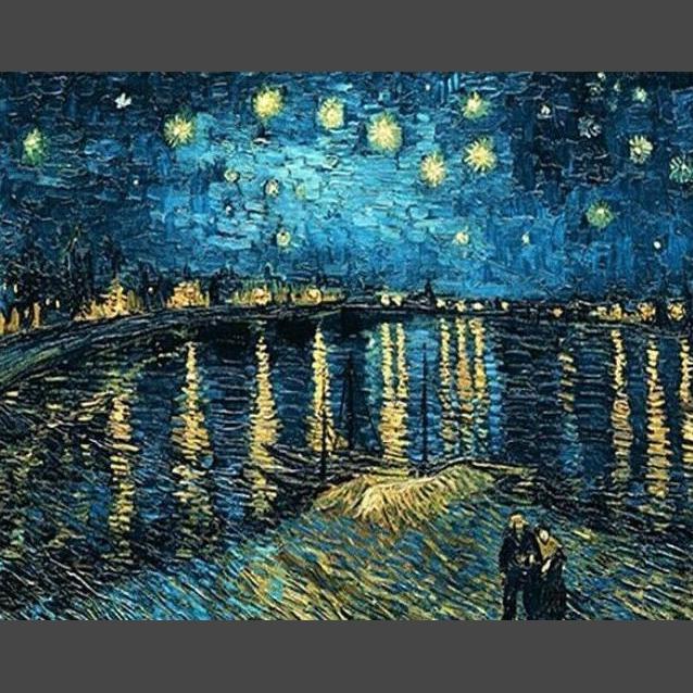 Van Gogh Abstrakt 2 Diamond Painting Diamant Malerei-DiamondpaintingX.ch