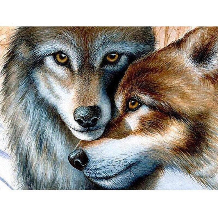 Wolf gezeichnet Diamond Painting Diamant Malerei-DiamondpaintingX.ch