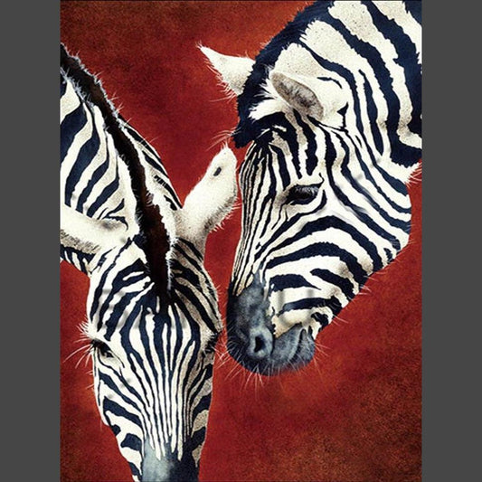 Zebra 1 Diamond Painting Diamant Malerei-DiamondpaintingX.ch