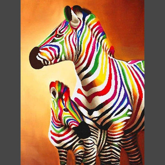 Zebra 9 Diamond Painting Diamant Malerei-DiamondpaintingX.ch