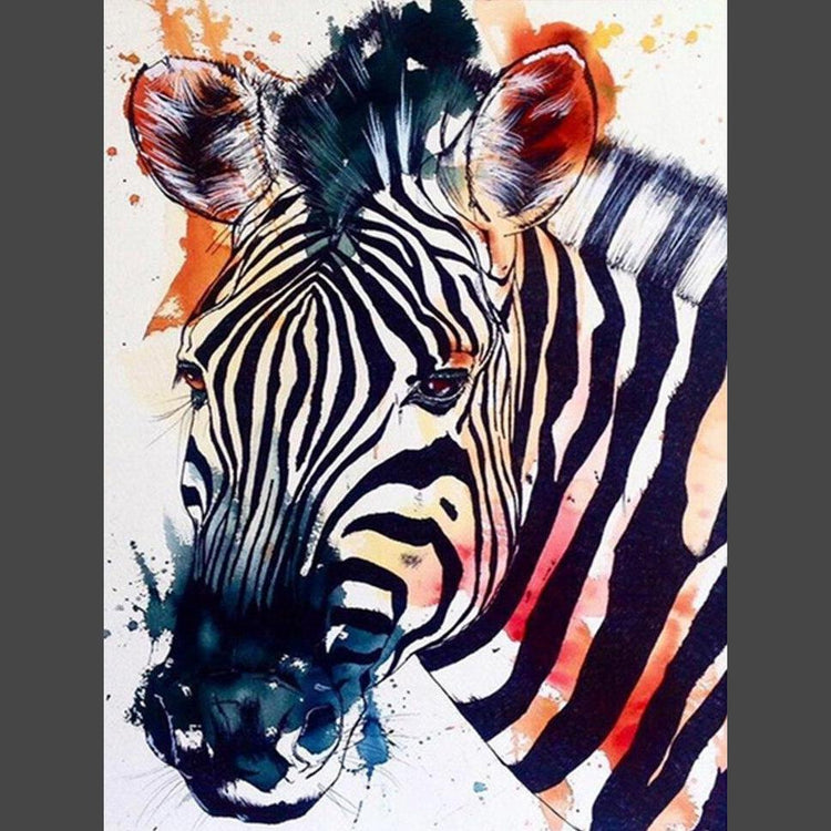 Zebra Fantasie Diamond Painting Diamant Malerei-DiamondpaintingX.ch